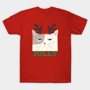 Jolly Christmas Cat T-Shirt